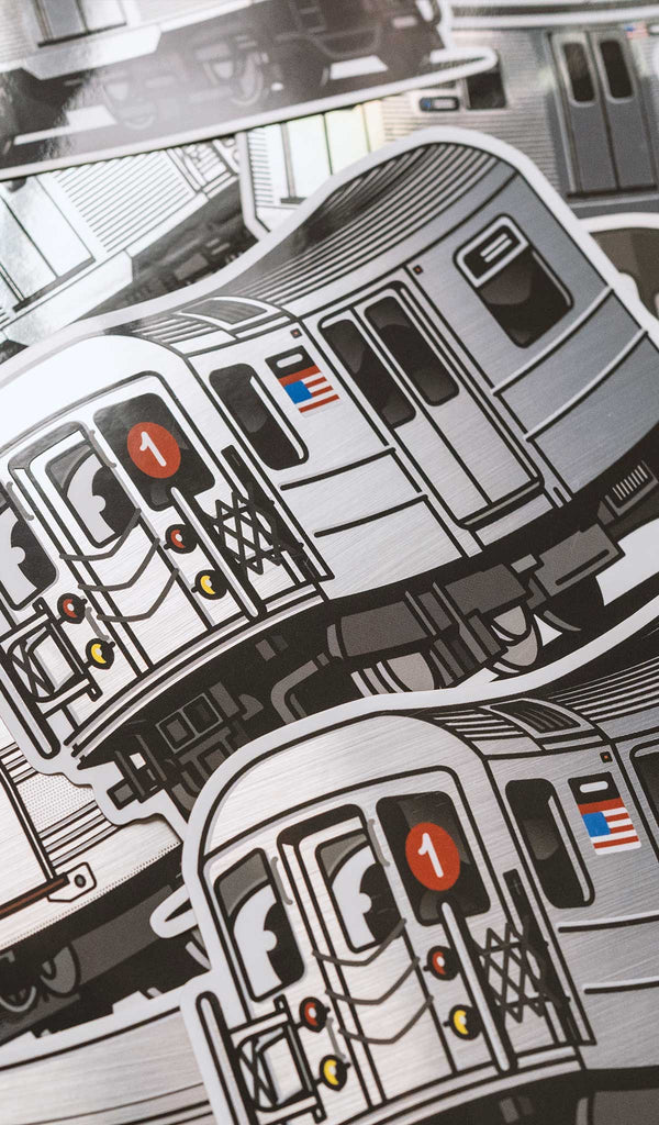 R142 Sticker New York City Subway sticker set – Vandals on Holidays